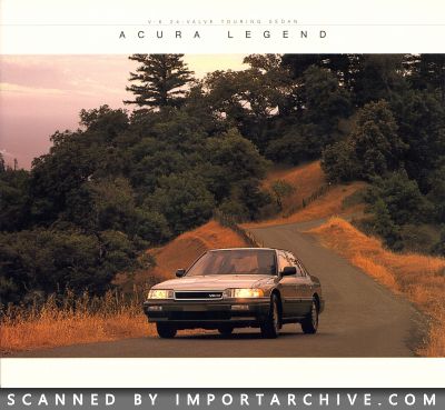 1987 Acura Brochure Cover