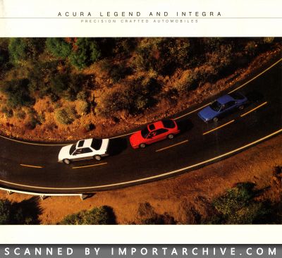 1987 Acura Brochure Cover