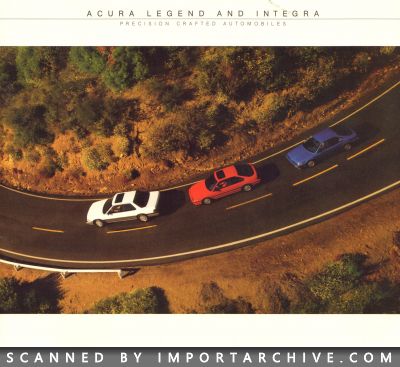 1987 Acura Brochure Cover