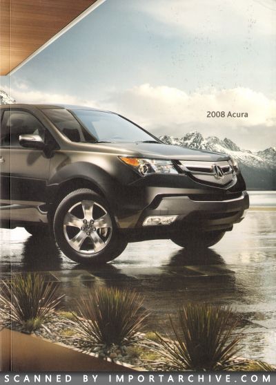 2008 Acura Brochure Cover