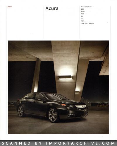 2012 Acura Brochure Cover