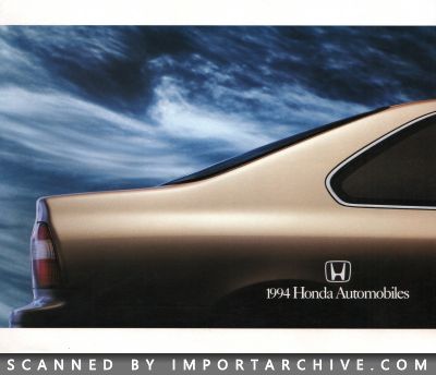 1994 Honda Brochure Cover