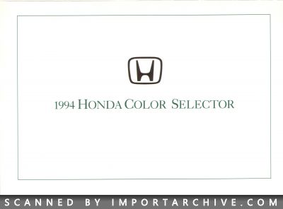 1994 Honda Brochure Cover