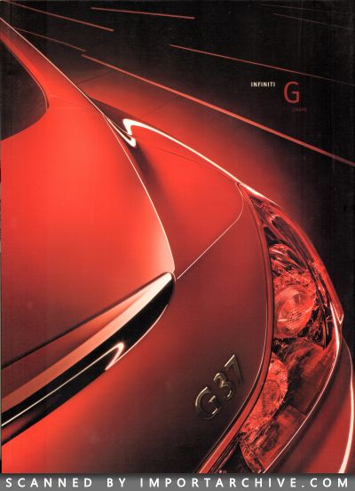 2008 Infiniti Brochure Cover