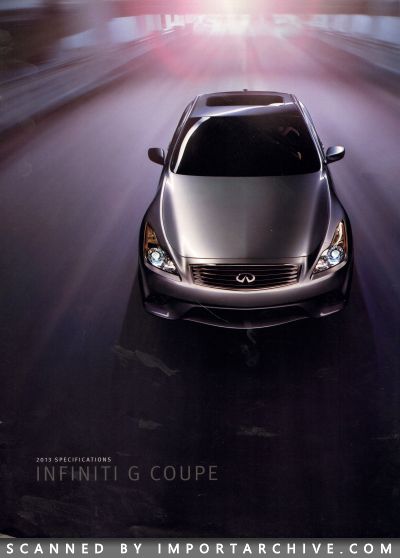 2013 Infiniti Brochure Cover