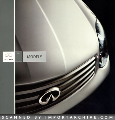 2004 Infiniti Brochure Cover