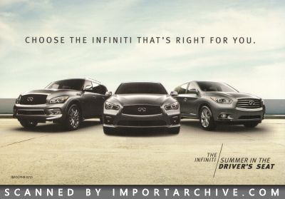 2015 Infiniti Brochure Cover