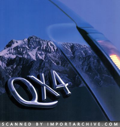 2000 Infiniti Brochure Cover