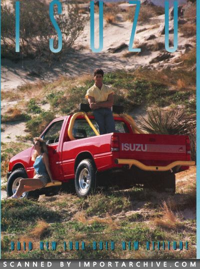 1988 Isuzu Brochure Cover