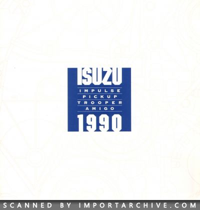 1990 Isuzu Brochure Cover