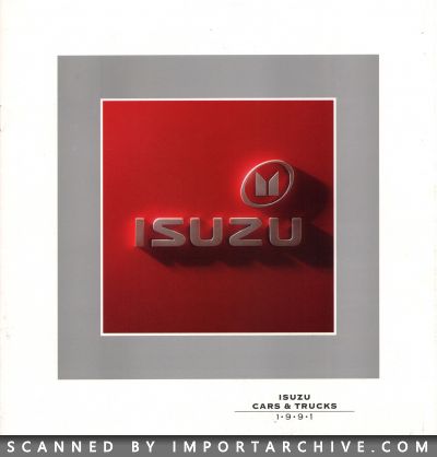 1991 Isuzu Brochure Cover