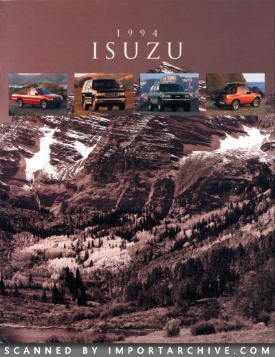 1994 Isuzu Brochure Cover