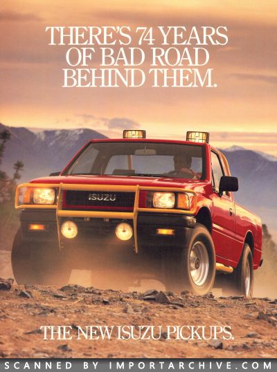 1988 Isuzu Brochure Cover