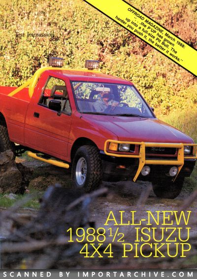 1988 Isuzu Brochure Cover