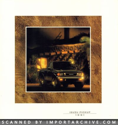 1991 Isuzu Brochure Cover