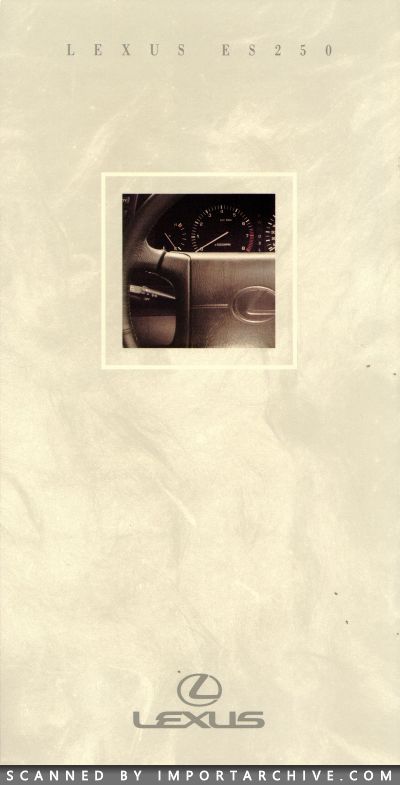 1991 Lexus Brochure Cover