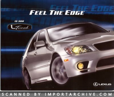 2002 Lexus Brochure Cover