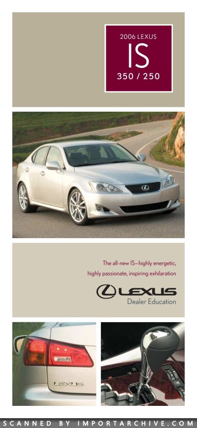 2006 Lexus Brochure Cover