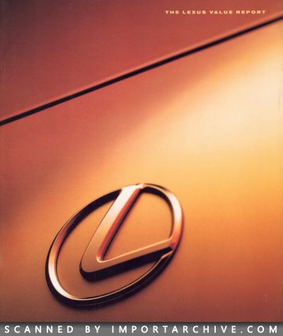 1994 Lexus Brochure Cover