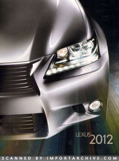 2012 Lexus Brochure Cover