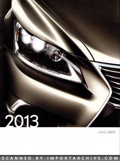 2013 Lexus Brochure Cover