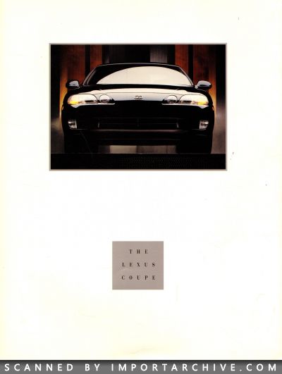 1992 Lexus Brochure Cover