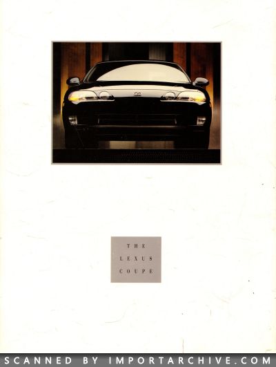 1992 Lexus Brochure Cover