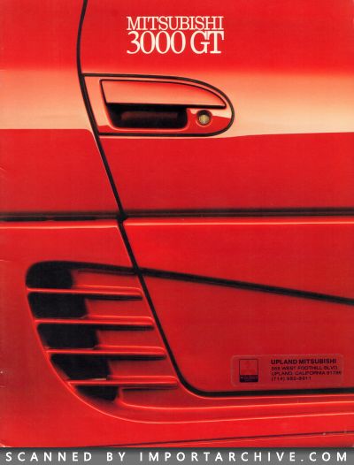 1991 Mitsubishi Brochure Cover