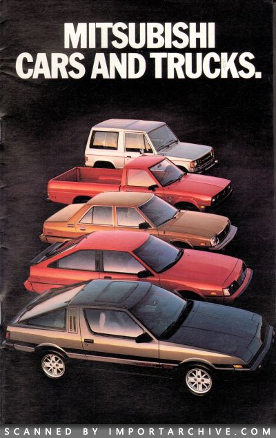 1984 Mitsubishi Brochure Cover