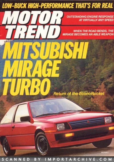 1985 Mitsubishi Brochure Cover