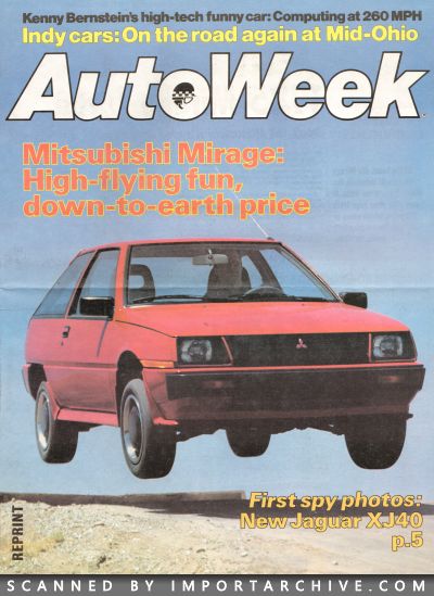 1985 Mitsubishi Brochure Cover