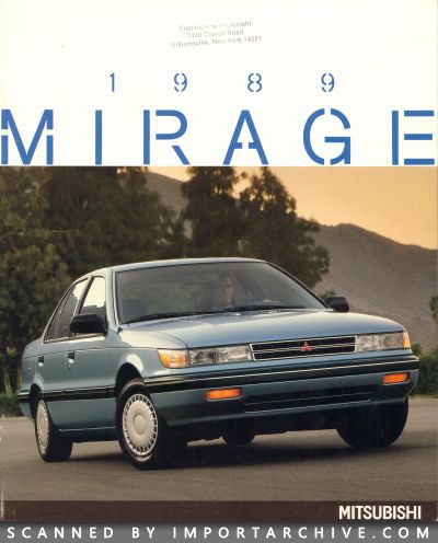 1989 Mitsubishi Brochure Cover