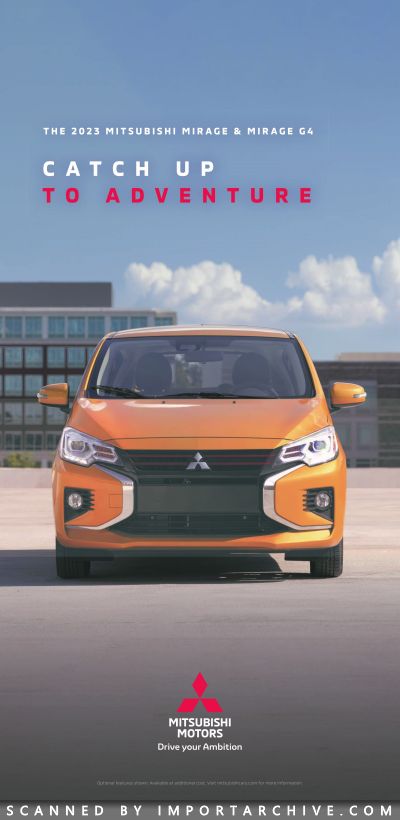 2023 Mitsubishi Brochure Cover