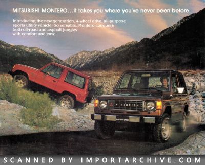 1983 Mitsubishi Brochure Cover