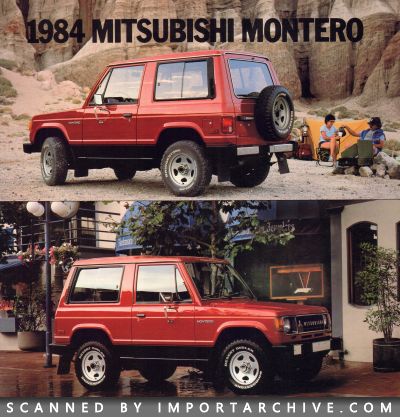 1984 Mitsubishi Brochure Cover