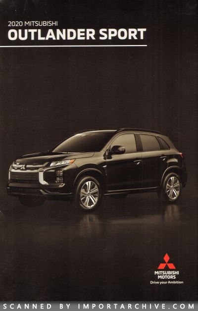 2020 Mitsubishi Brochure Cover