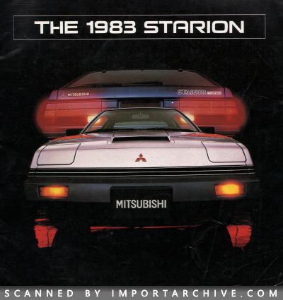 1983 Mitsubishi Brochure Cover