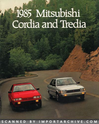 1985 Mitsubishi Brochure Cover