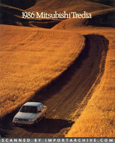 1986 Mitsubishi Brochure Cover