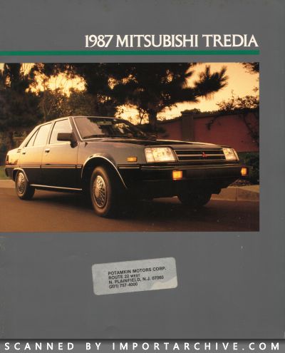 1987 Mitsubishi Brochure Cover