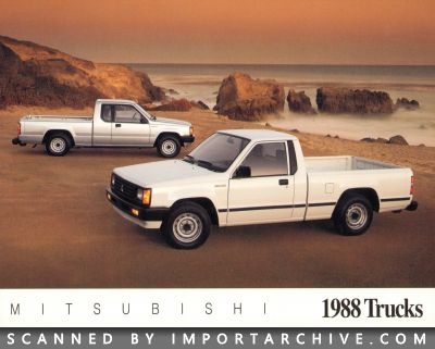 1988 Mitsubishi Brochure Cover