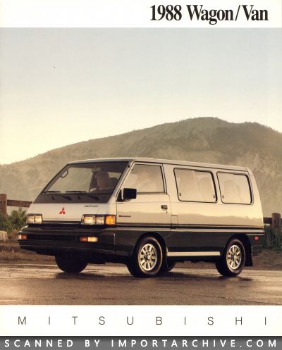 1988 Mitsubishi Brochure Cover