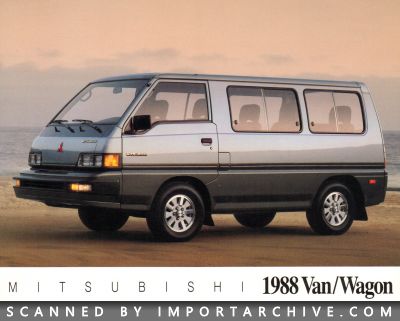 1988 Mitsubishi Brochure Cover