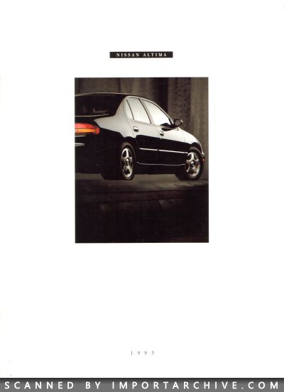 1993 Nissan Brochure Cover