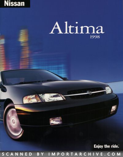 1998 Nissan Brochure Cover