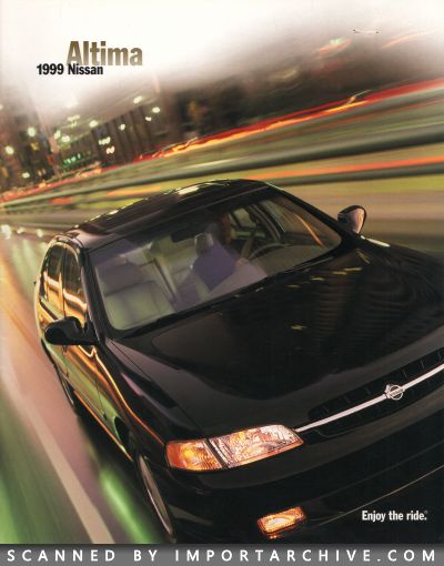 1999 Nissan Brochure Cover