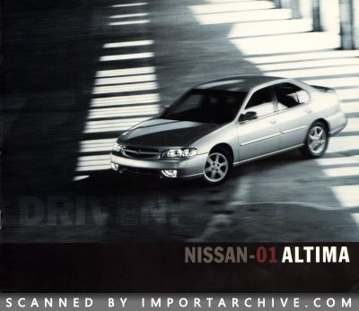 2001 Nissan Brochure Cover