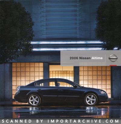 2006 Nissan Brochure Cover