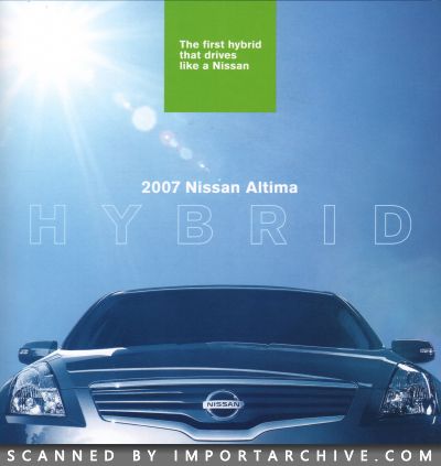 2007 Nissan Brochure Cover