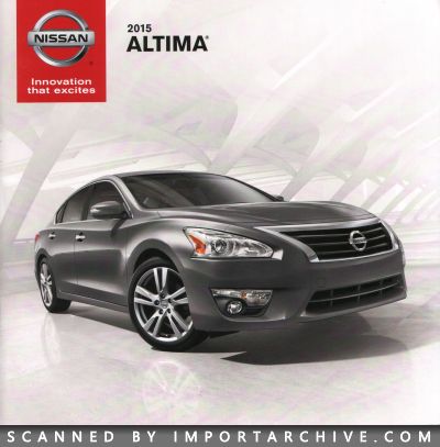 2015 Nissan Brochure Cover